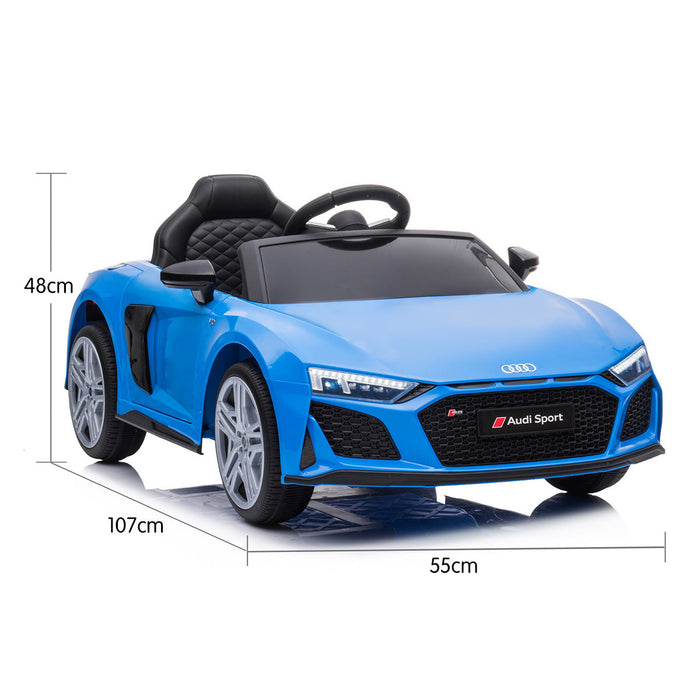 Audi Sport Officially Licensed Kids Ride On Car with Remote Control | Deep Sea Blue