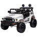 Officially Licensed Toyota FJ Cruiser Jeep Kids Ride On Car with Remote Control | Blizzard White