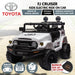 Officially Licensed Toyota FJ Cruiser Jeep Kids Ride On Car with Remote Control | Blizzard White