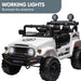 Officially Licensed Toyota FJ Cruiser Jeep Kids Ride On Car with Remote Control | Blizzard White