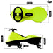Premium Kids Ride On Swing Car | Chartreuse Green