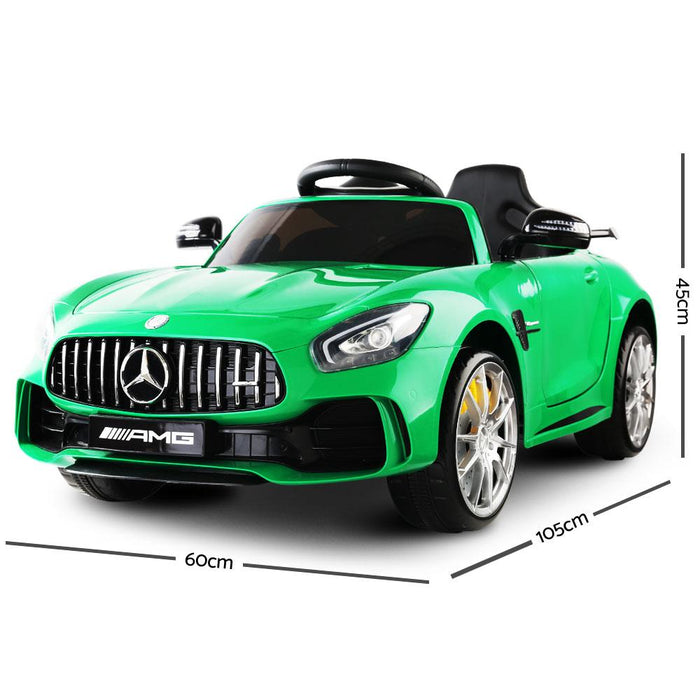 Mercedes Benz AMG GT R Licensed Kids Ride On Car with Remote Control | Green (Limited Edition)
