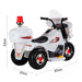 Police Inspired Kids Ride On Motorcycle | White