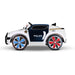 Police Inspired Kids Ride On Car with Remote Control | White/Black