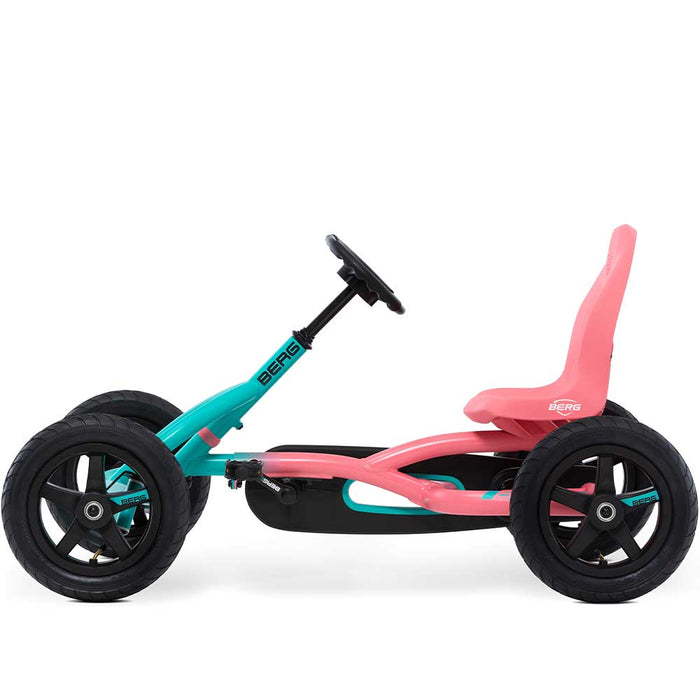 Berg Buddy Kids Pedal Powered Go Kart | Lua Pink & Mint