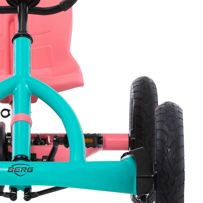 Berg Buddy Kids Pedal Powered Go Kart | Lua Pink & Mint