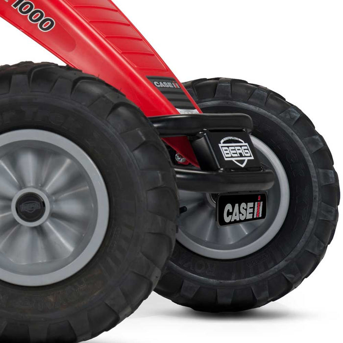 Berg Extra Officially Licensed Case I-H Tractor Inspired Kids & Adults Pedal or 3 Gear Powered Go Kart | Trademark Red
