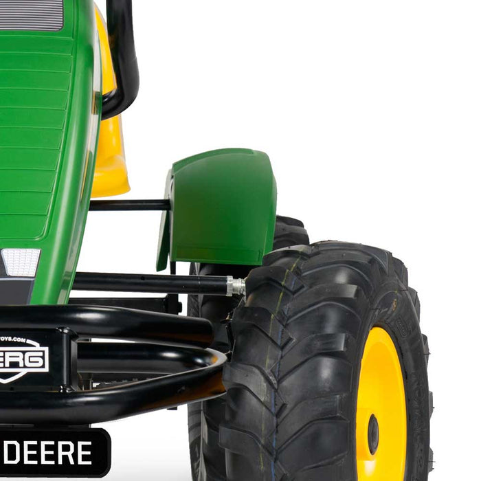 Berg Extra Officially Licensed John Deer Tractor Inspired Kids & Adults Pedal or 3 Gear Powered Go Kart | John Deere Green