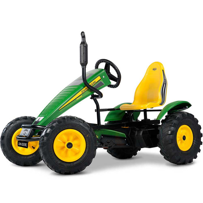 Berg Extra Officially Licensed John Deer Tractor Inspired Kids & Adults Pedal or 3 Gear Powered Go Kart | John Deere Green