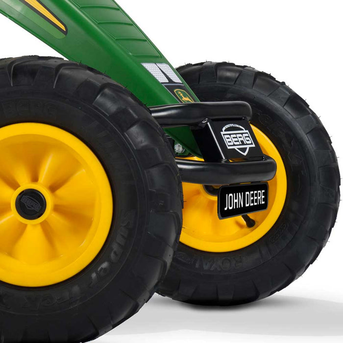 Berg Extra Officially Licensed John Deer Tractor Inspired Kids & Adults Pedal or 3 Gear Powered Go Kart | John Deere Green
