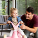 Berg Go2 Kids Push & Pedal Powered Go Kart | Retro Pink