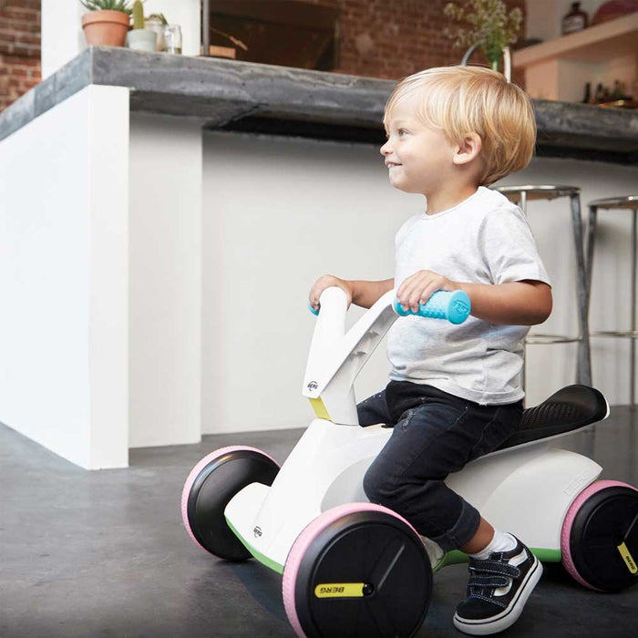 Berg Go Twirl Kids Push & Pedal Powered Go Kart | Rainbow Multicolour
