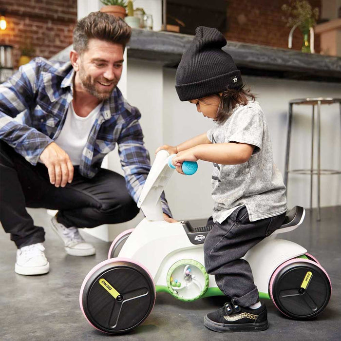 Berg Go Twirl Kids Push & Pedal Powered Go Kart | Rainbow Multicolour