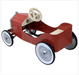 Kids Classic Vintage Racer Metal Ride On Pedal Car | Burnish Red